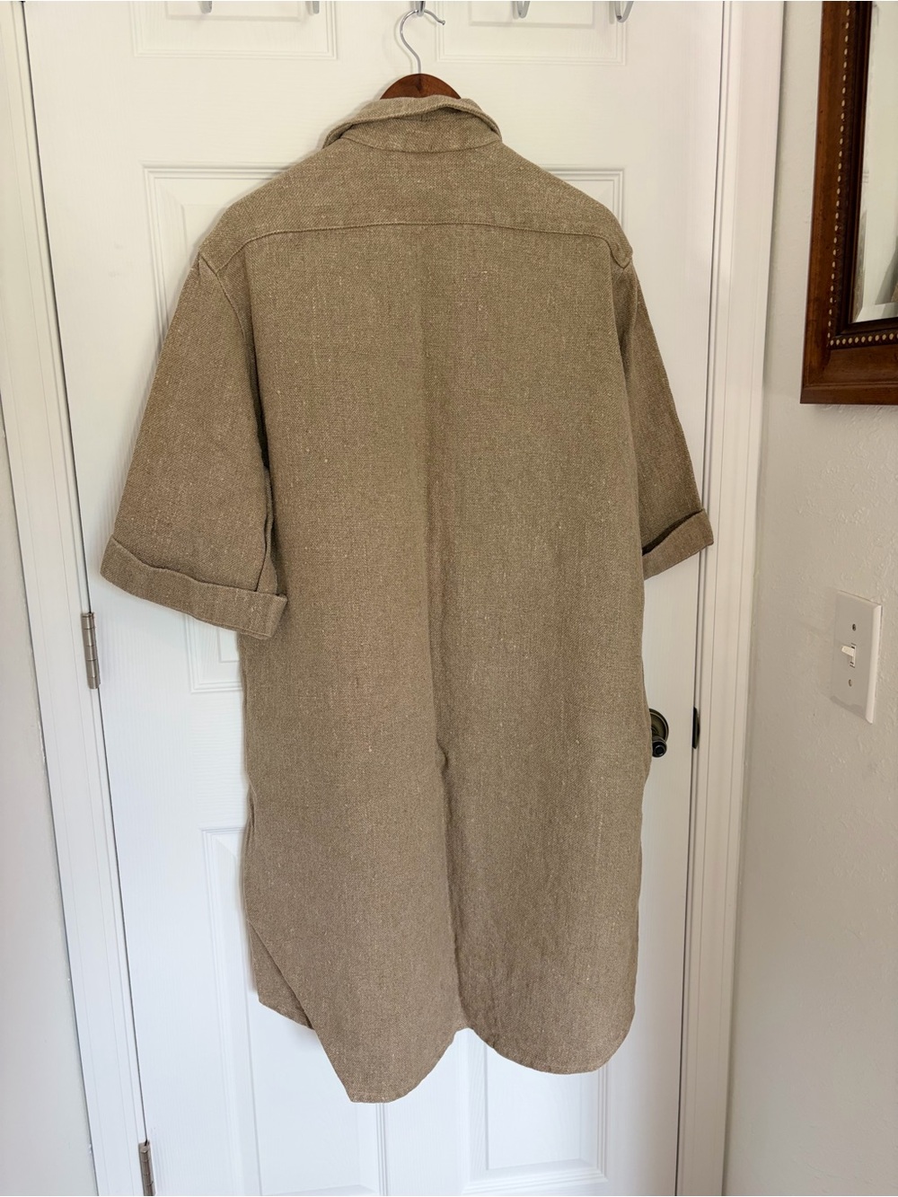 Pip-squeak chapeau sugar raw linen coat - Picture 4 of 16